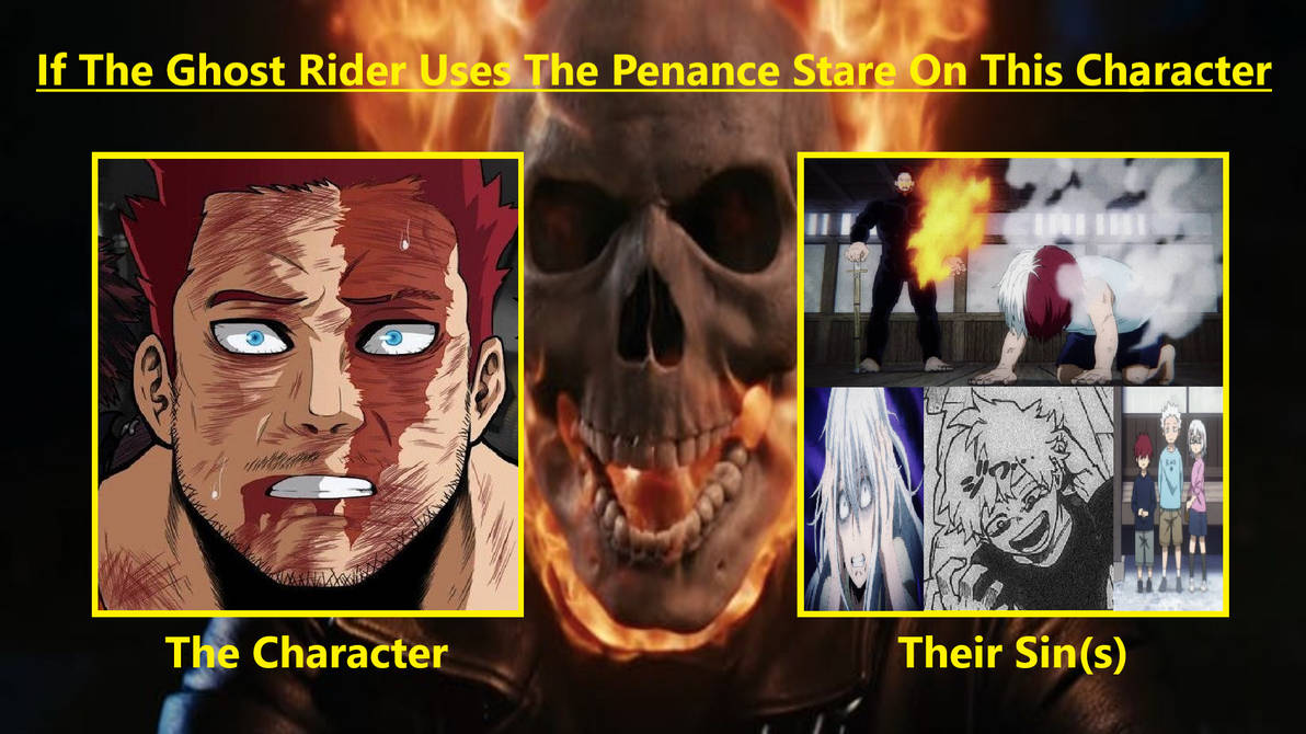 Ghost Rider Using The Penance Stare On Endeavor by SkullKiller1199 on ...