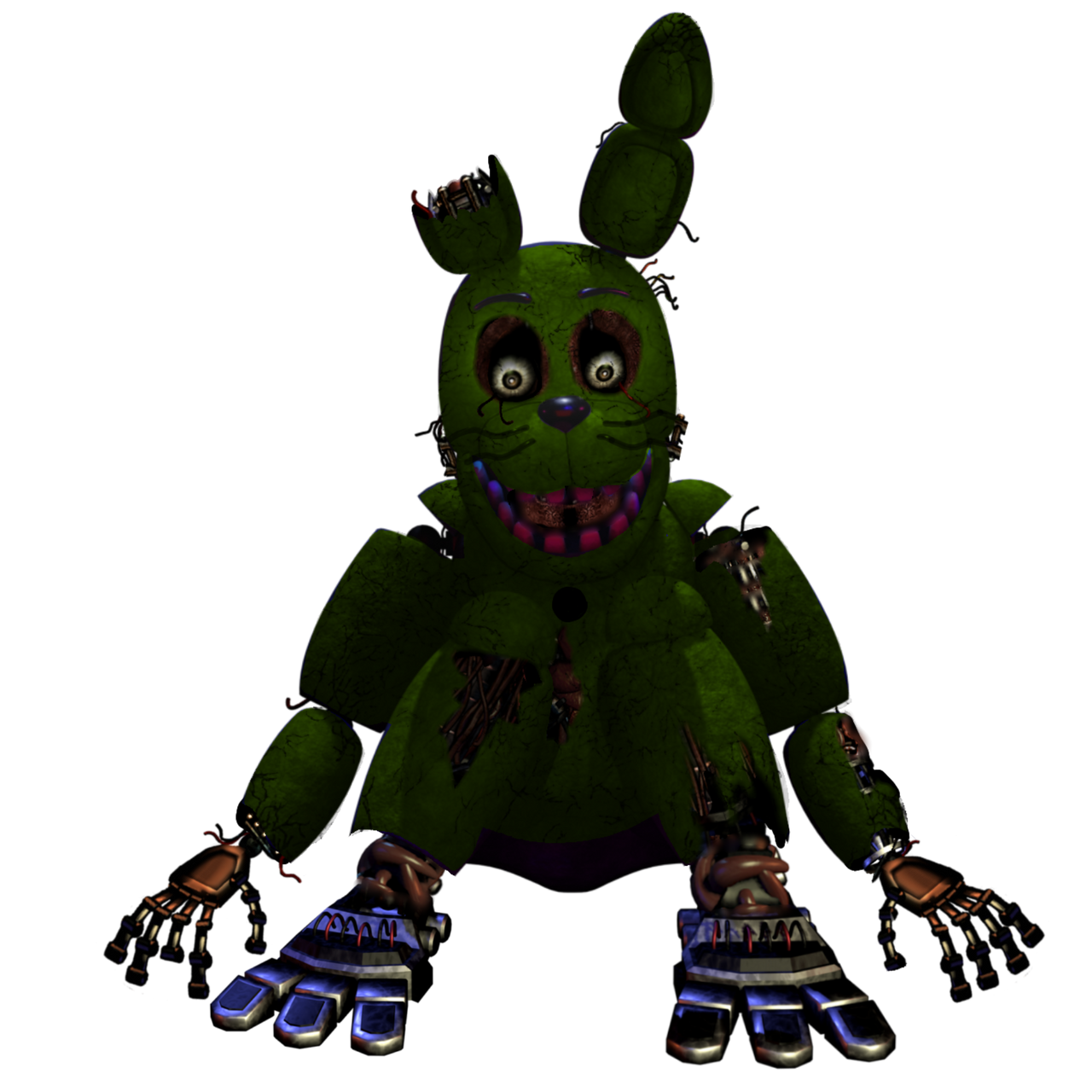 Springlocked Bonnie by nightmareral on DeviantArt