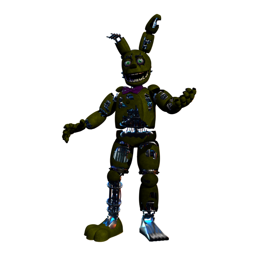 Fazbear fright's springbonnie by nightmareral on DeviantArt