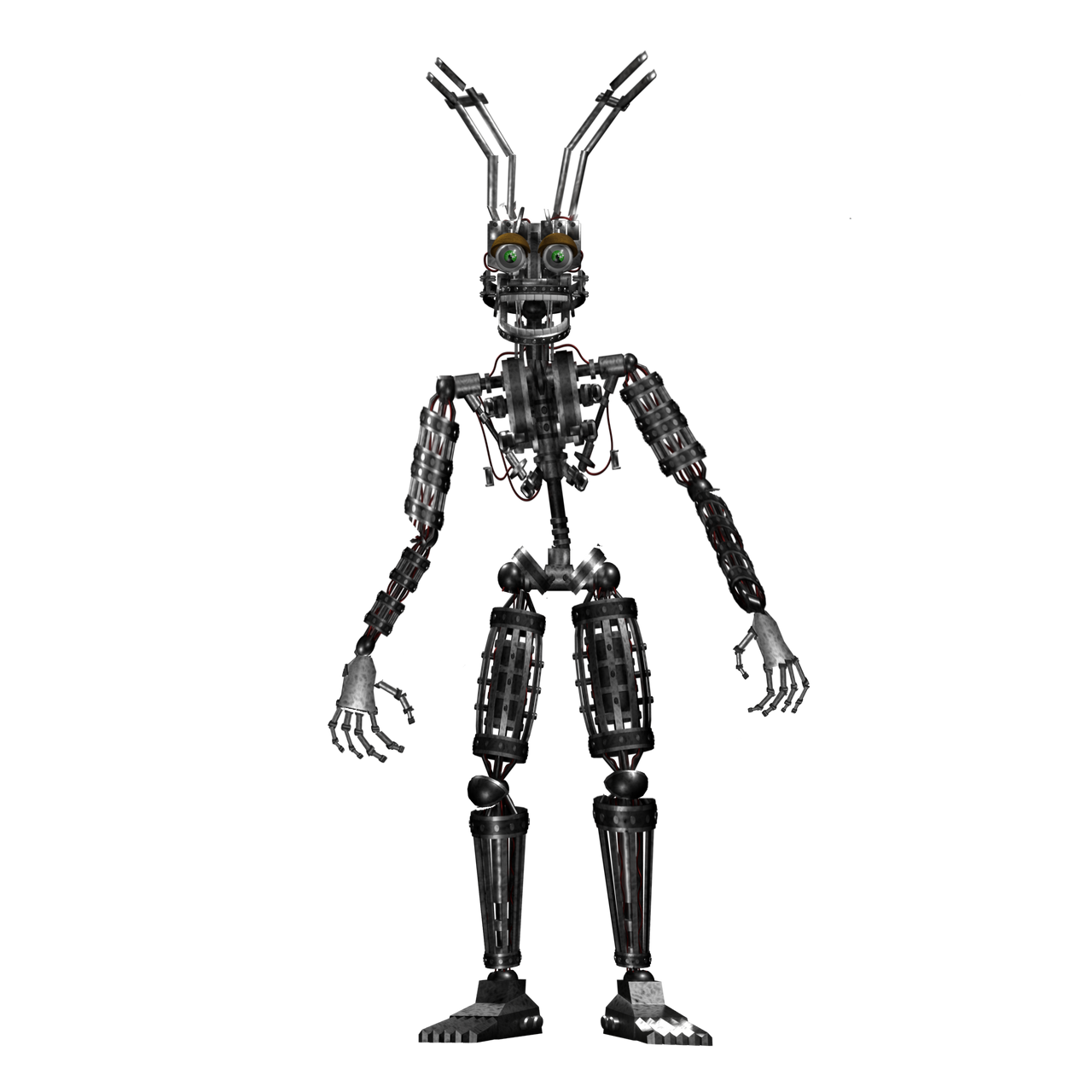 Springbonnie v2 (fixed scraptrap) endo by nightmareral on DeviantArt
