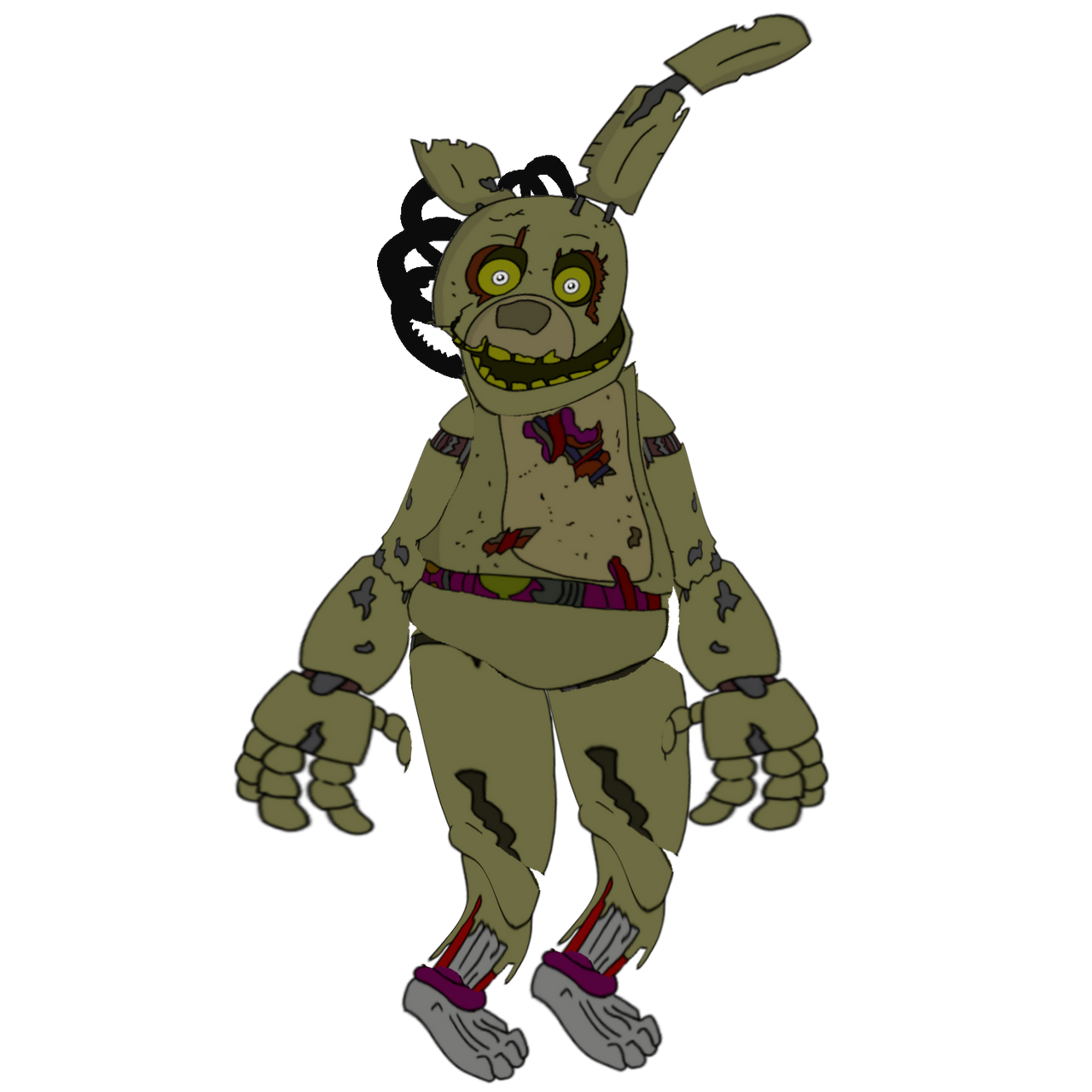 Drawkill Deviantart Drawkill lhugnery springtrap by nightmareral on DeviantArt