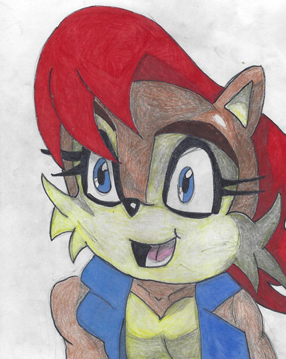 Archie Sally Renders Sally Acorn (Archie Comics' Sonic the Hedgehog) #1 by ...
