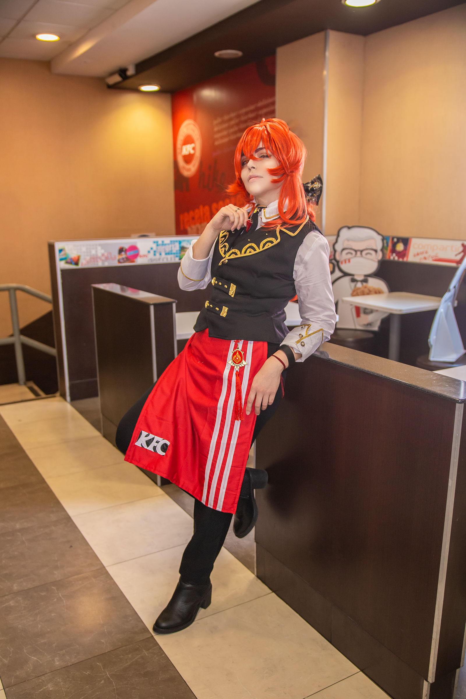 Diluc Genshin Impact + KFC . by PiTIkArUz on DeviantArt