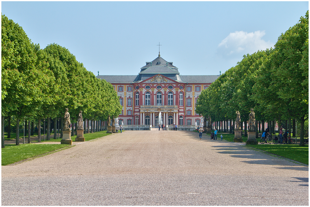 Castle Bruchsal with garden