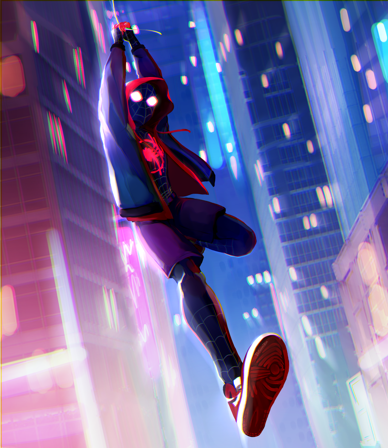 Spiderverse Pink Rope Into the SpiderVerse by Torumiku on DeviantArt