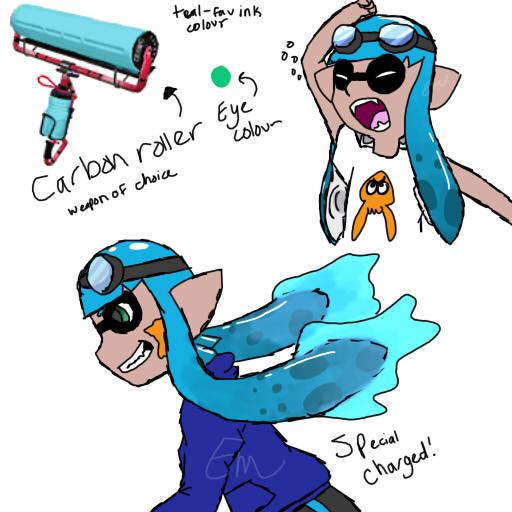 Inkling ref sheet by TeamRocketJess on DeviantArt