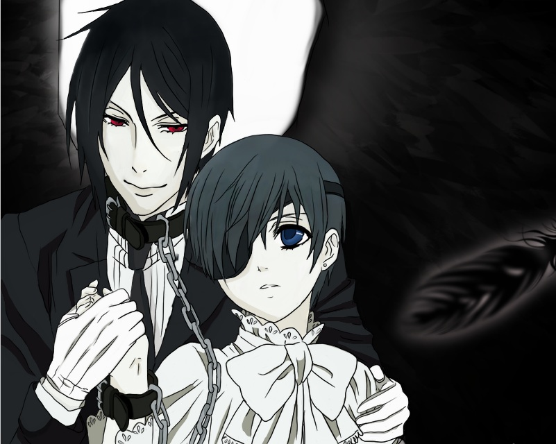 Ciel and Sebastian - Black Butler