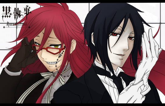 Grell and Sebastian - Black Butler