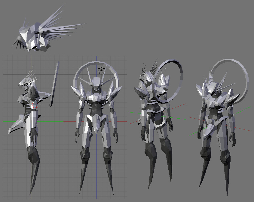 3D valkyrie WIP 4