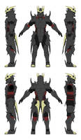 Dark Knight Alternis Dim Ver 2 - Orthographics