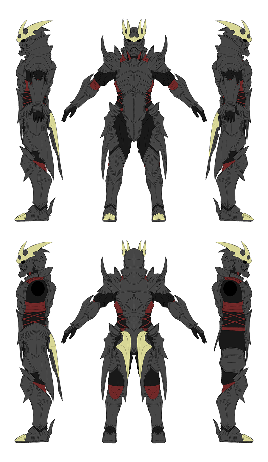 Dark Knight Alternis Dim Ver 2 - Orthographics