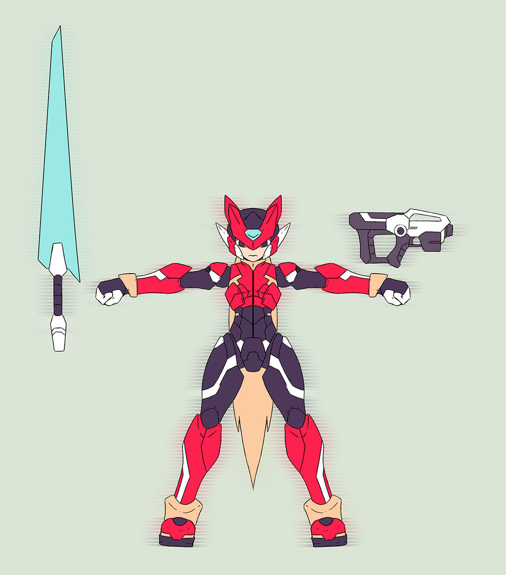 Megaman Zero - Orthographic Ver 2