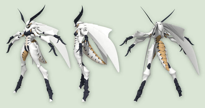 Laelynn - White Emine Moth - WIP 4