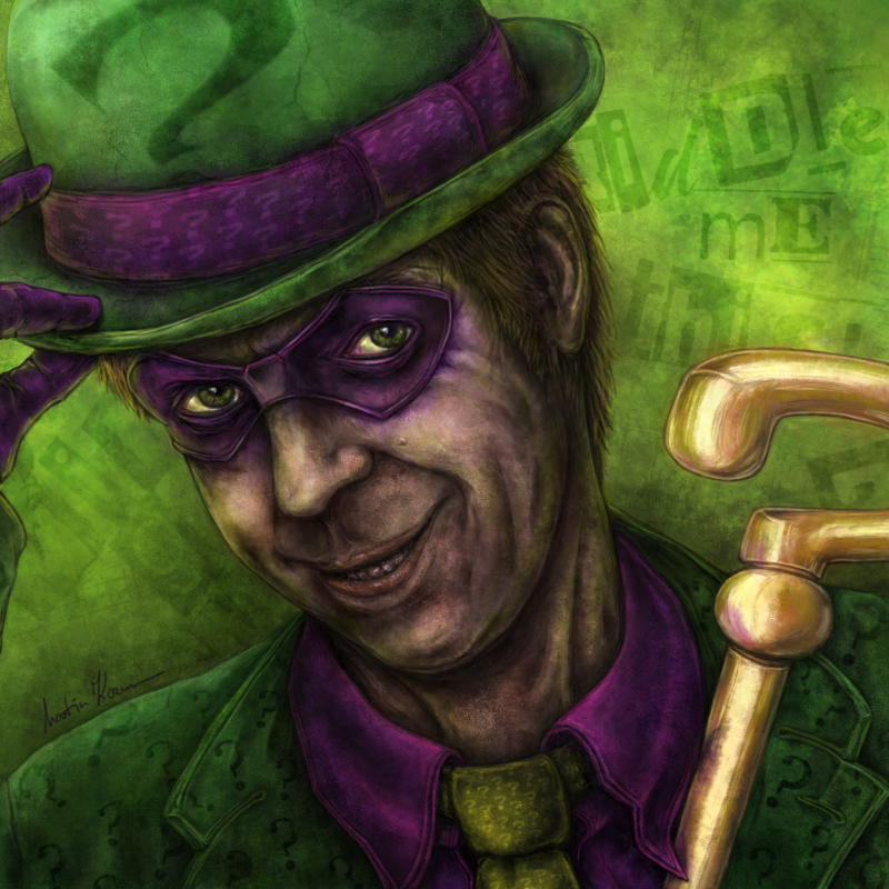 The Riddler: Puzzling, isn't it?