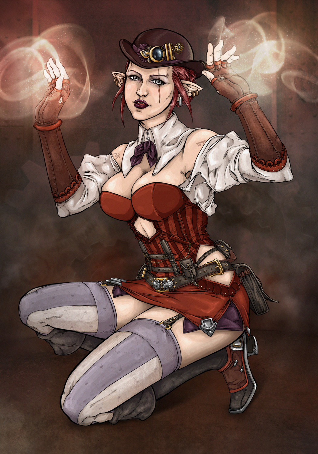 Steampunk fanart collaboration