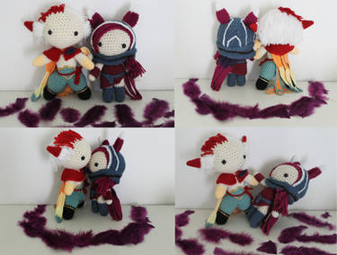 League of Legends Classic Xayah and Rakan Plushies