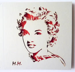 Marilyn Monroe - laser card