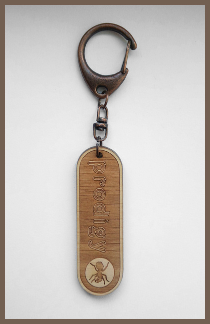 PRODIGY - wood keyring