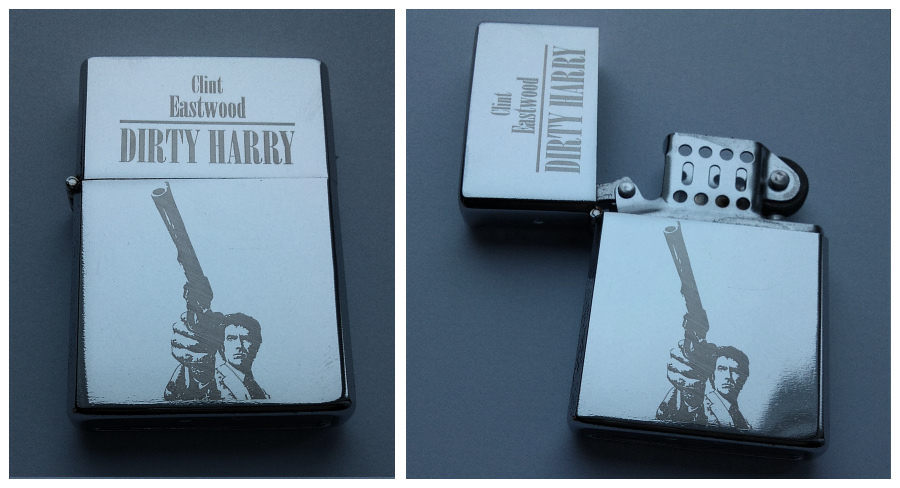 DIRTY HARRY - engraved lighter