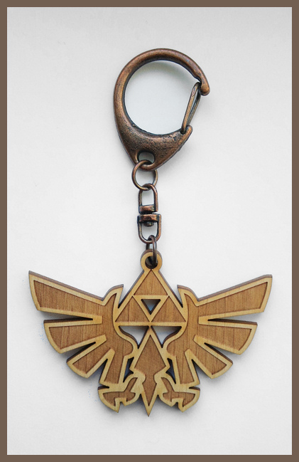 LEGEND OF ZELDA - wood keyring