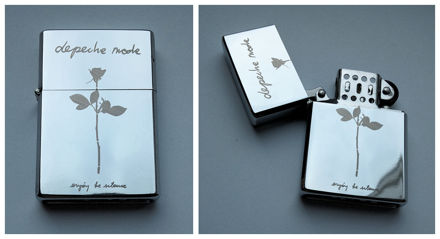 DEPECHE MODE - engraved lighter