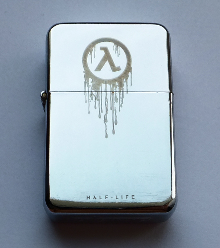 HALF-LIFE - engraved lighter