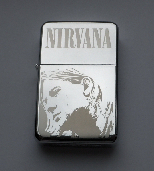 NIRVANA - engraved lighter