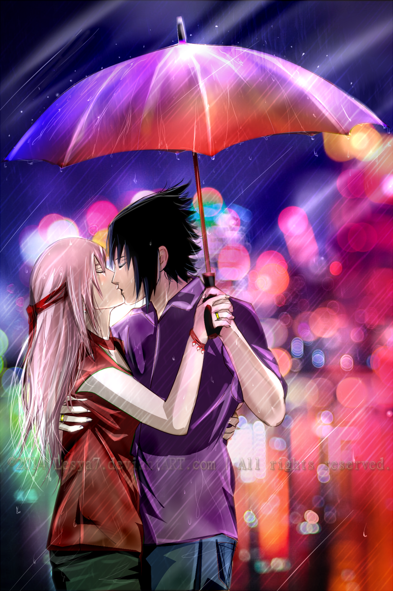 Sasuke y Sakura by lluviaemosa on DeviantArt