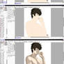 Psycho-pass: Picture process steps