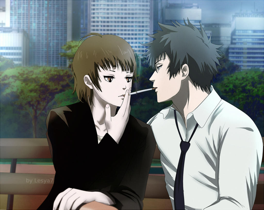 Psycho Pass 2 Kogami X Akane The Same Bad Habbit By Lesya7 On Deviantart Psycho Pass 2 Kogami X Akane The Same Bad Habbit By Lesya7 On Deviantart