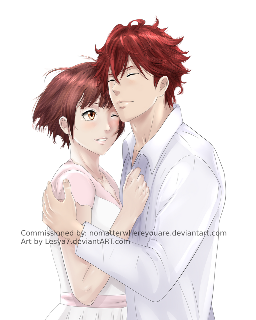 Persona X Ritsuka PayPal Commission: Lindo x Ritsuka by Lesya7 on DeviantArt