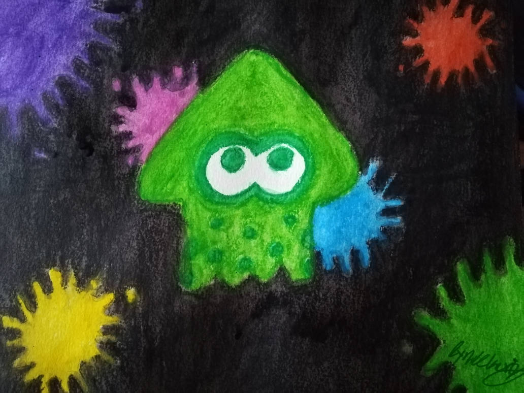Squid form Splatoon by Shana-bloodfire on DeviantArt