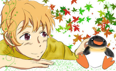 Nagisa and Penguin-chan