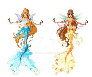 COM: Anna and Serena Mermaid designs