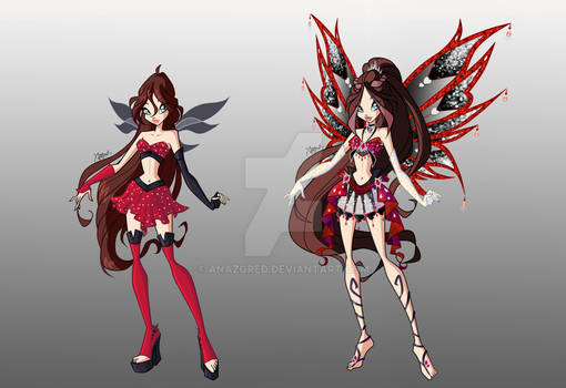 Nagashia MagicWinx and Enchantix design