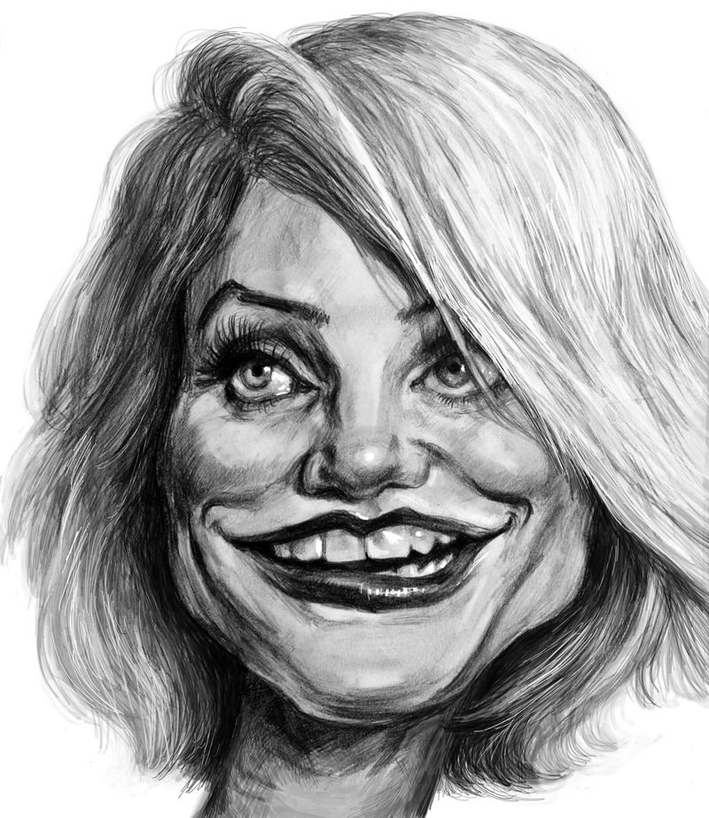 Cameron Diaz caricature