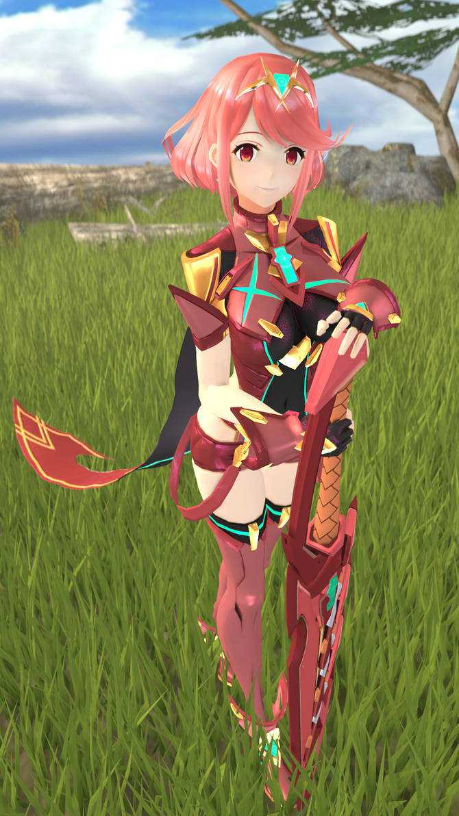 SFM Xenoblade Chronicles 2: Stoic Pyra by UniWaifu on DeviantArt