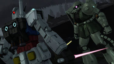 SFM Mobile Suit Gundam: Gundam vs Zaku II