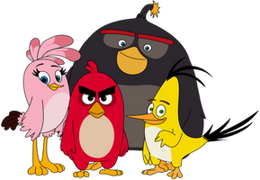 The Angry Birds Series main characters