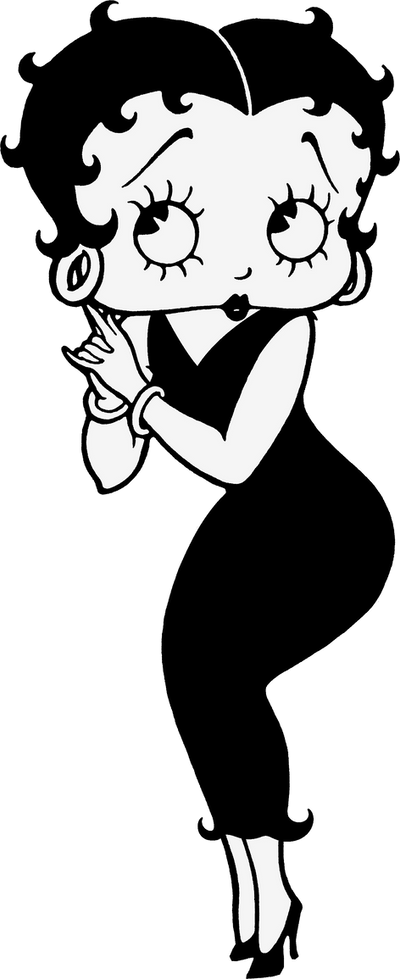 black betty boop dress Vintage in a Figurine The sparkle doesnt lie Betty Boop Classic Singer (Black