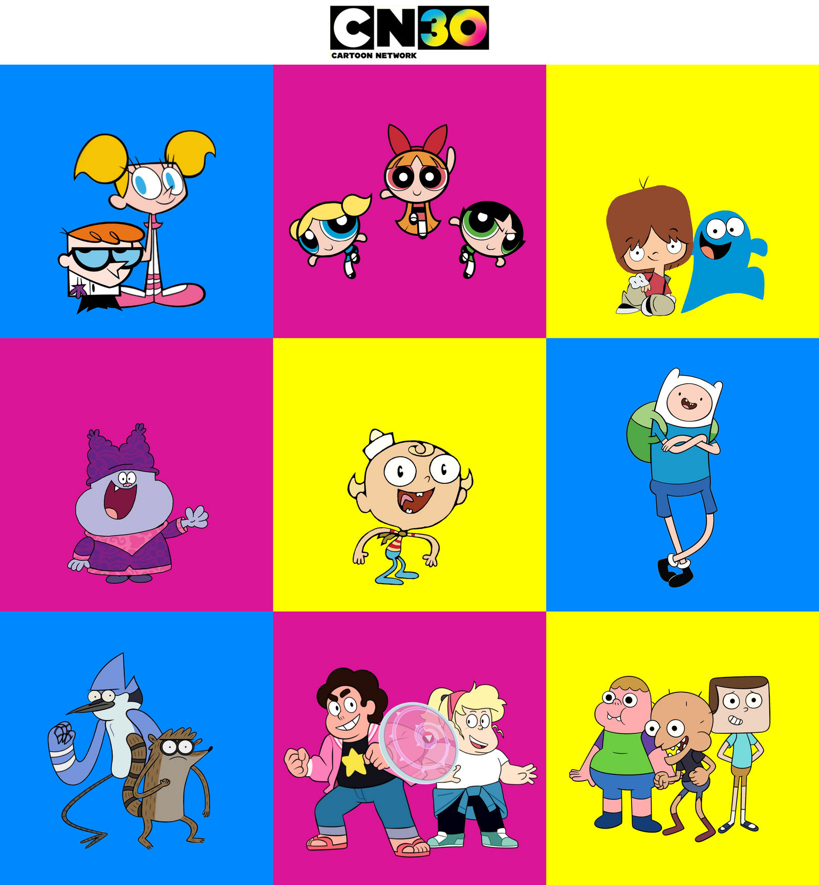 A late Cartoon Network 30th anniversary tribute... by SmashupMashups on  DeviantArt