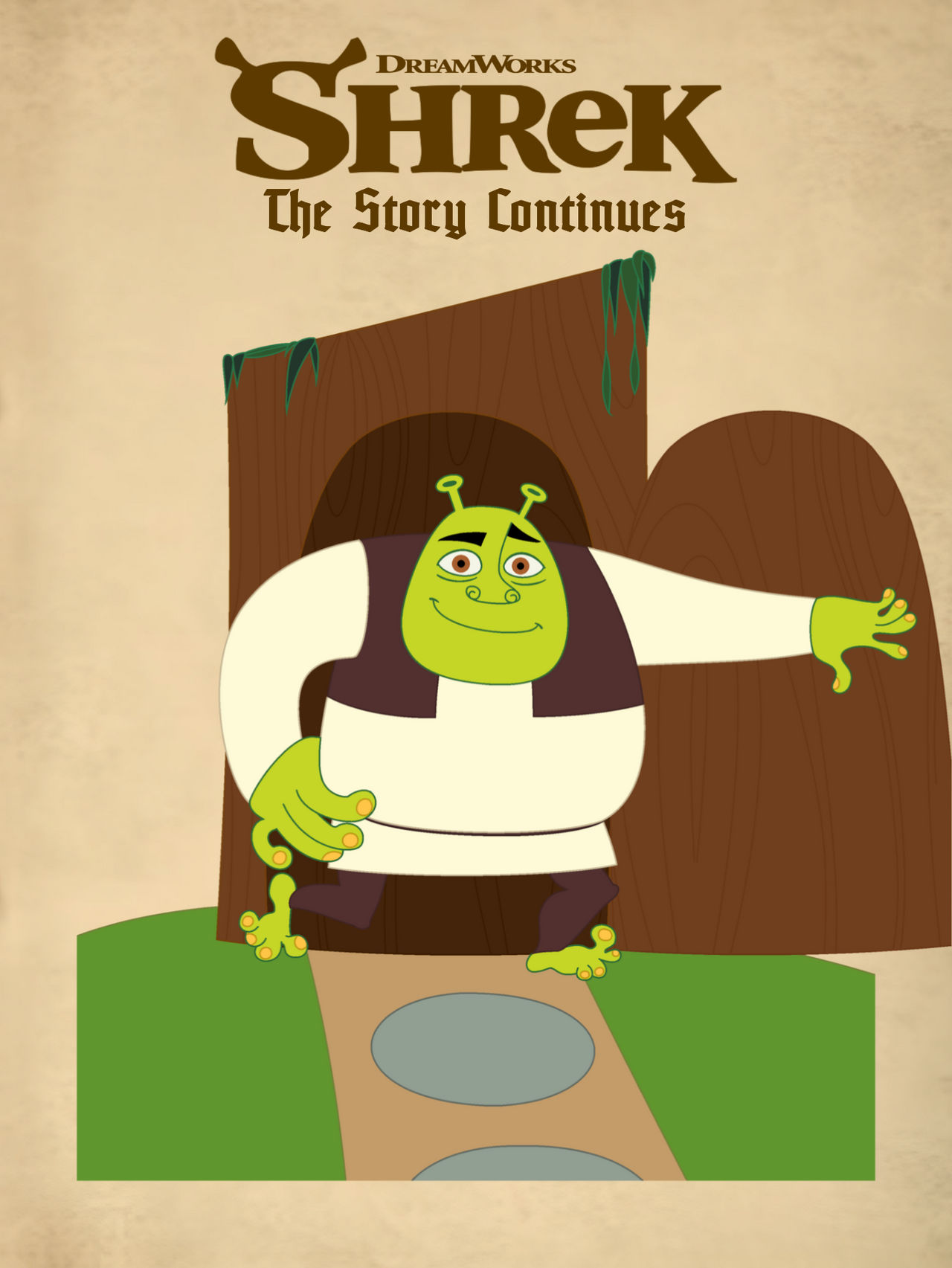Shrek: The Story Continues promotional poster by SmashupMashups on