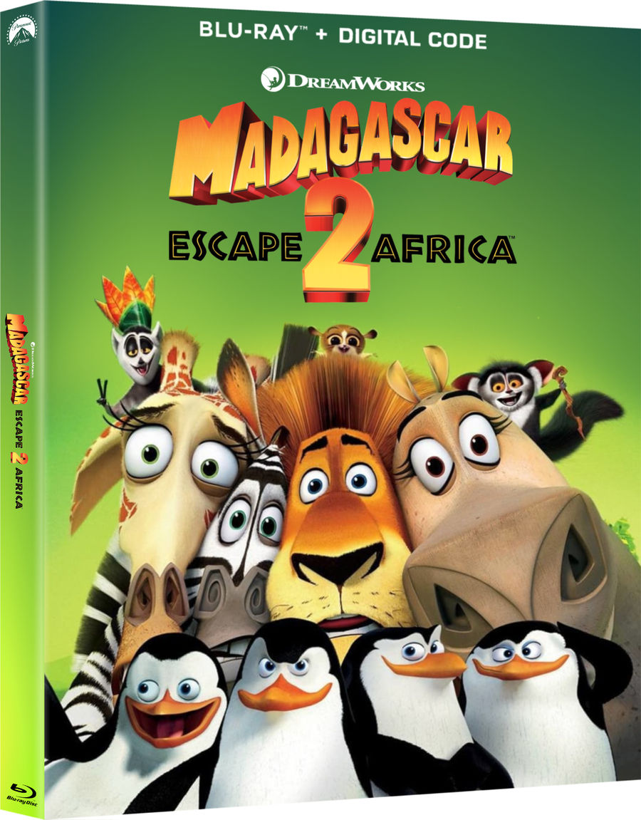 Madagascar 2 Script Madagascar: Escape 2 Africa PHE BD front cover by SmashupMashups on ...