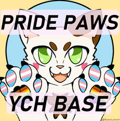 [F2U LINEART BASE] Pride Paws 2022!