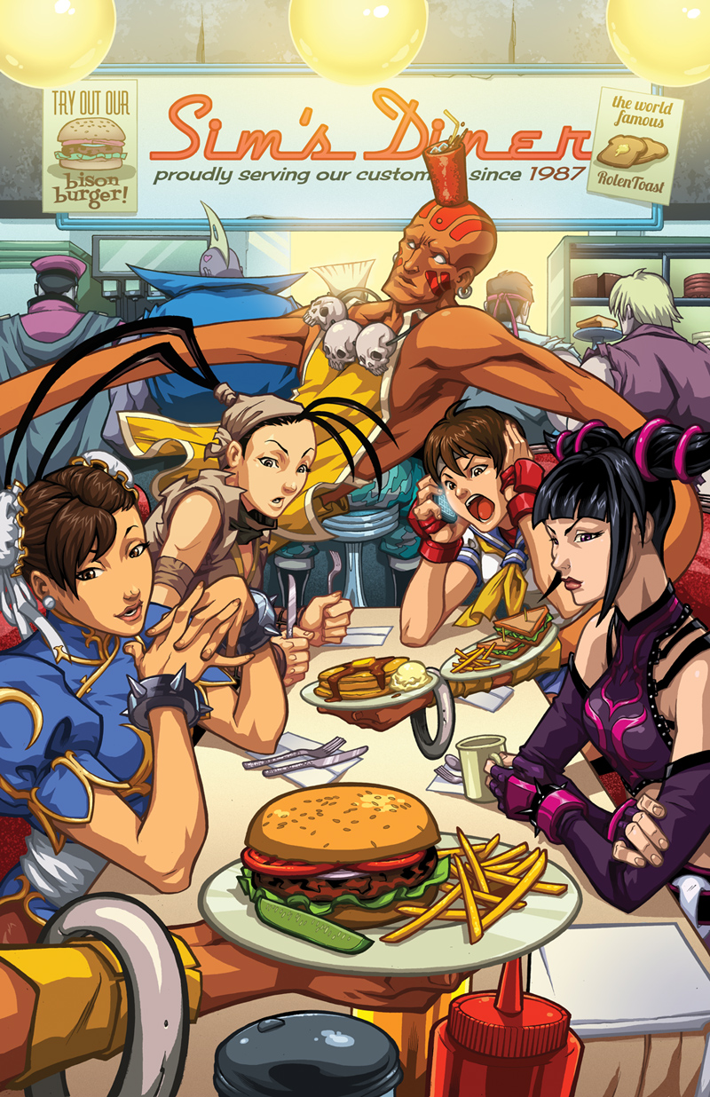 Street Fighter 25th Anniversary Diner