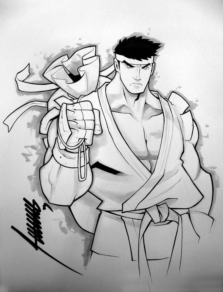 Ryu Commission by edwinhuang on DeviantArt