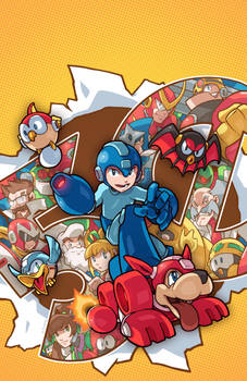 Mega Man 50 Cover