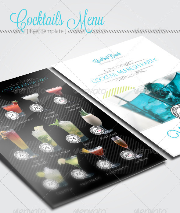 Cocktail Menu Flyer