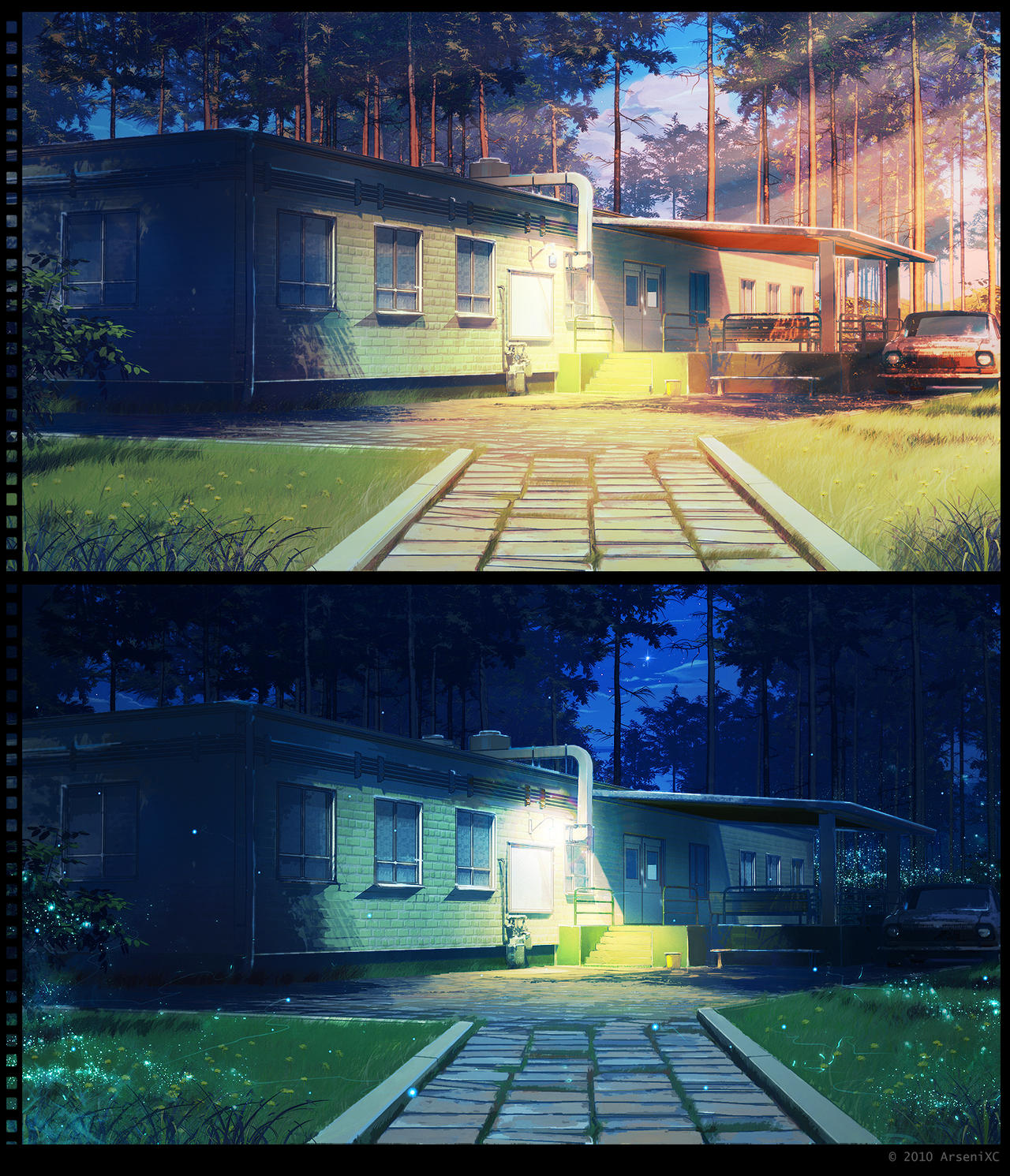 Canteen sunset-night