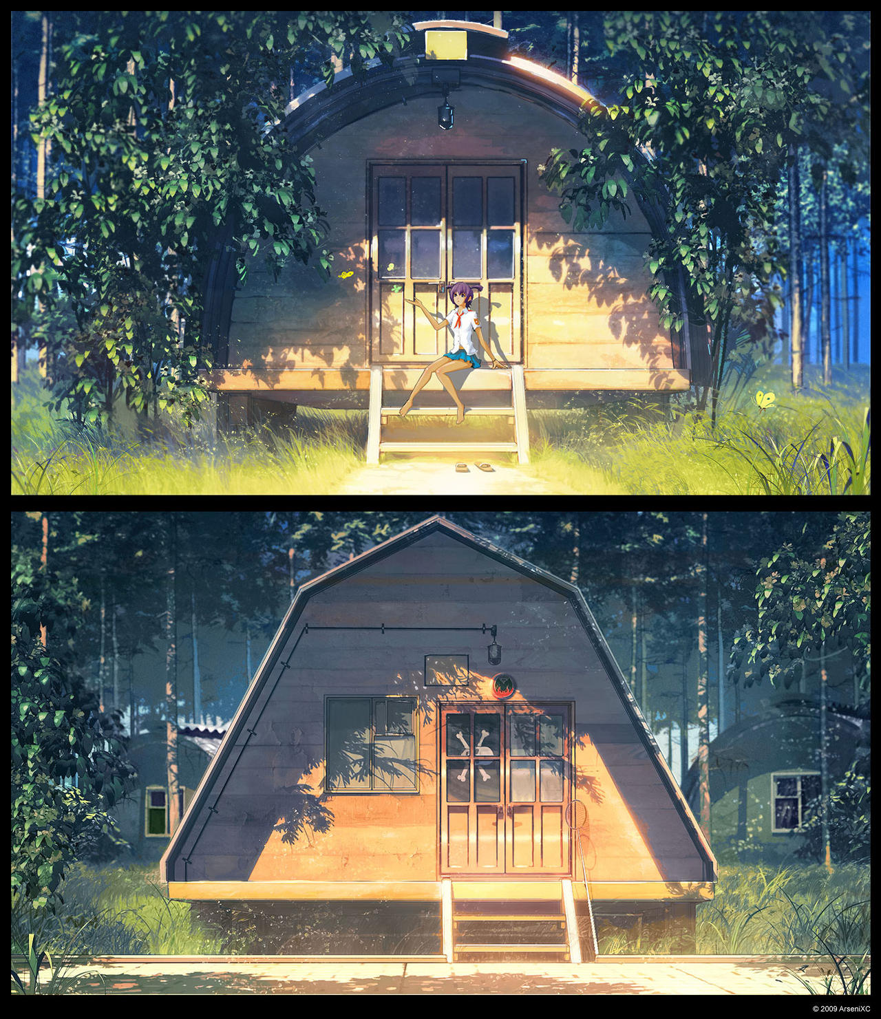 Home in Summer camp